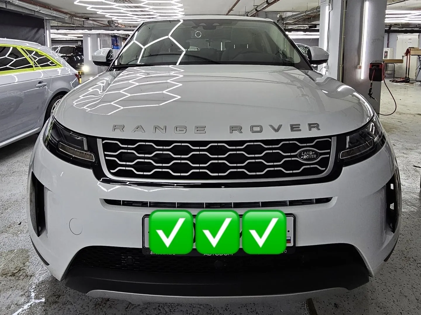 Химчистка салона Land Rover Evoque