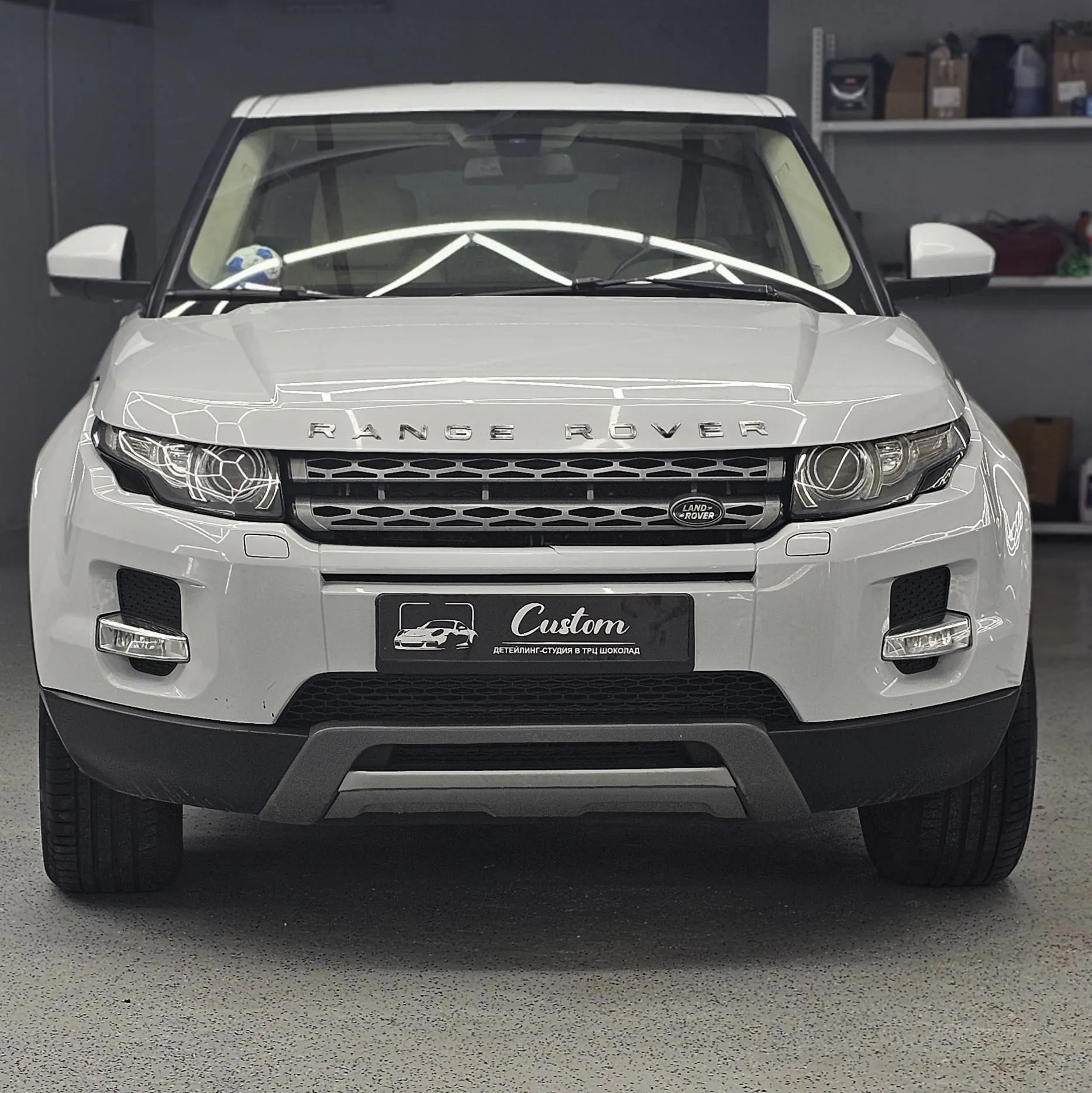 Химчистка салона Range Rover