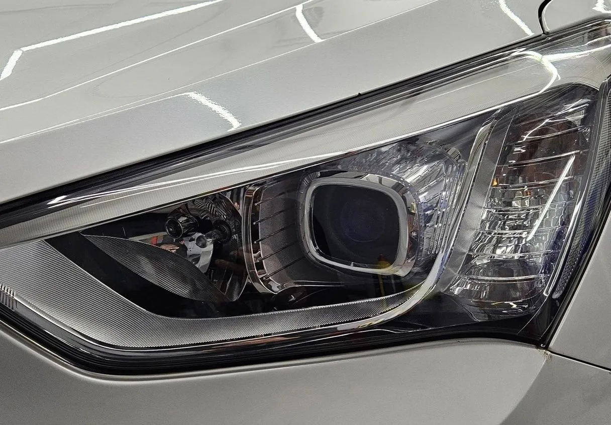 Установка LED оптики Hyundai Santa Fe